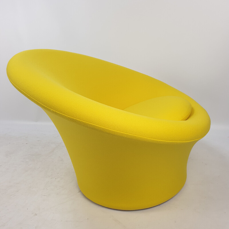 Vintage "Mushroom" Armchair and Pouf by Pierre Paulin for Artifort, 1960s