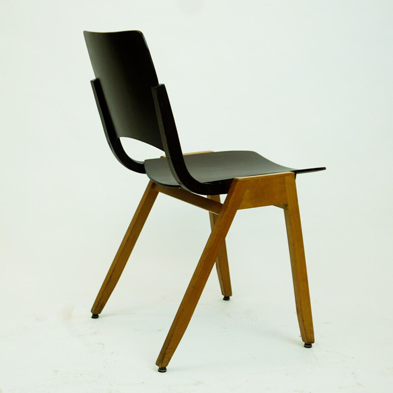 Vintage Austrian Modernist P7 Chair by Roland Rainer, 1950s