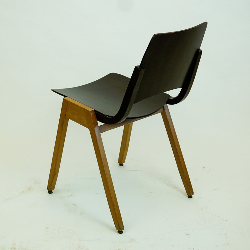 Vintage Austrian Modernist P7 Chair by Roland Rainer, 1950s