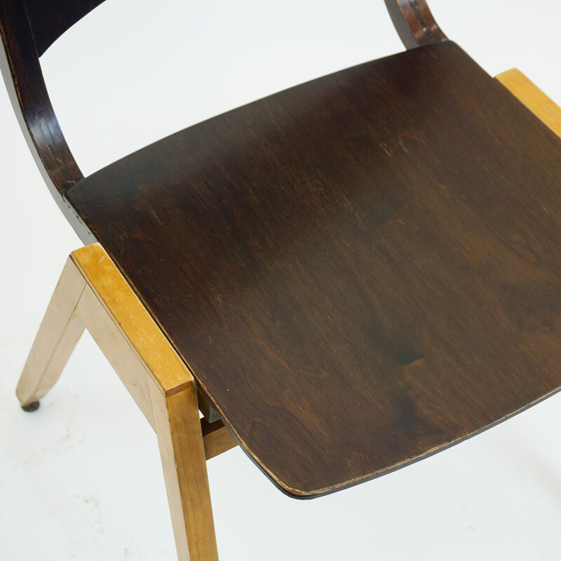 Vintage Austrian Modernist P7 Chair by Roland Rainer, 1950s