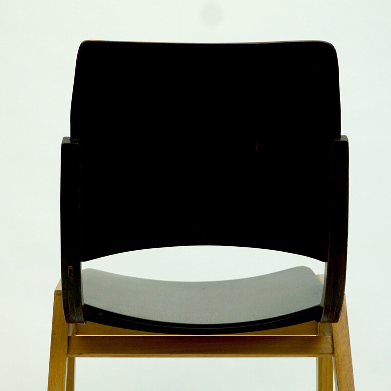 Vintage Austrian Modernist P7 Chair by Roland Rainer, 1950s