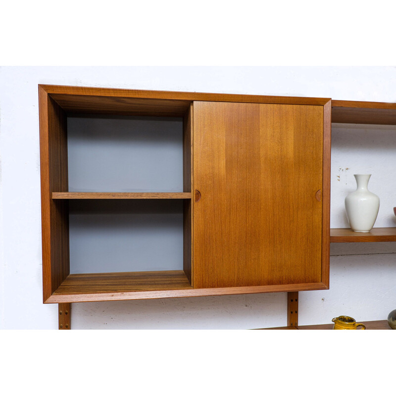  Vintage Teak Wall Shelves by Poul Cadovius, 1950s