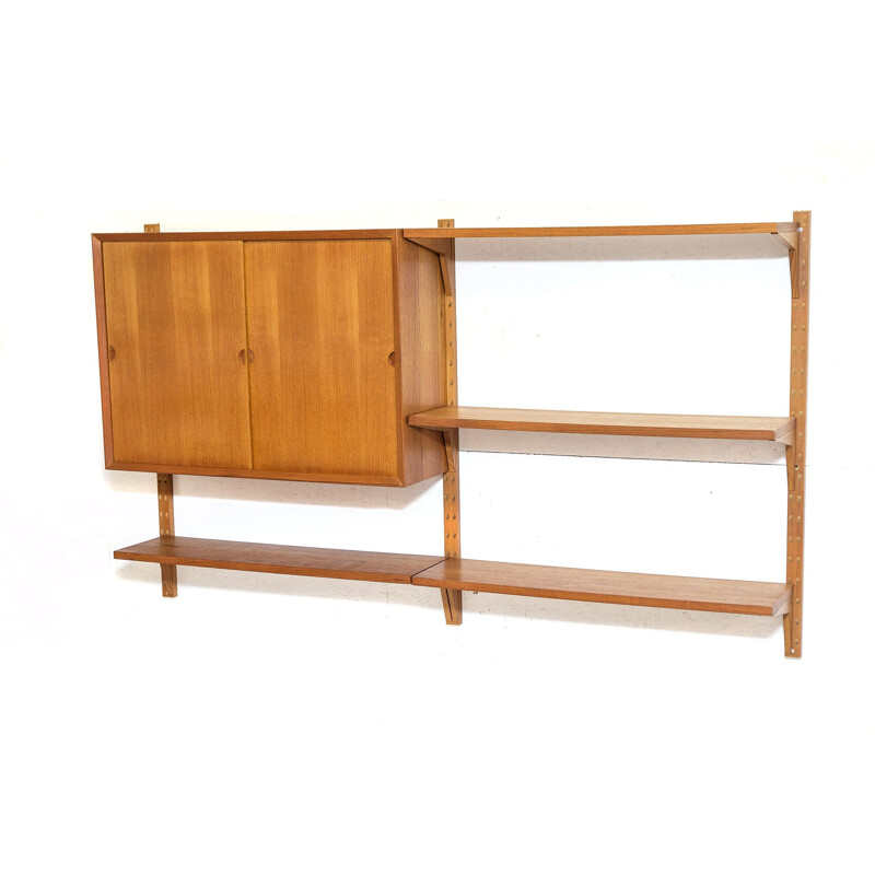  Vintage Teak Wall Shelves by Poul Cadovius, 1950s