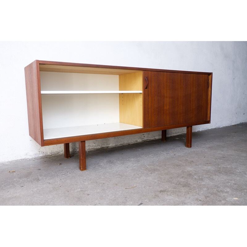 Vintage Teak Sideboard with sliding doors by Ulferts, Sweden 1960s