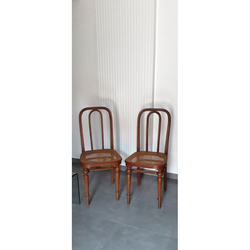 Vintage model 41 chair by Michael Thonet in wood 1930s