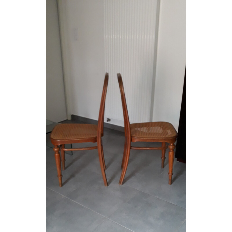 Vintage model 41 chair by Michael Thonet in wood 1930s