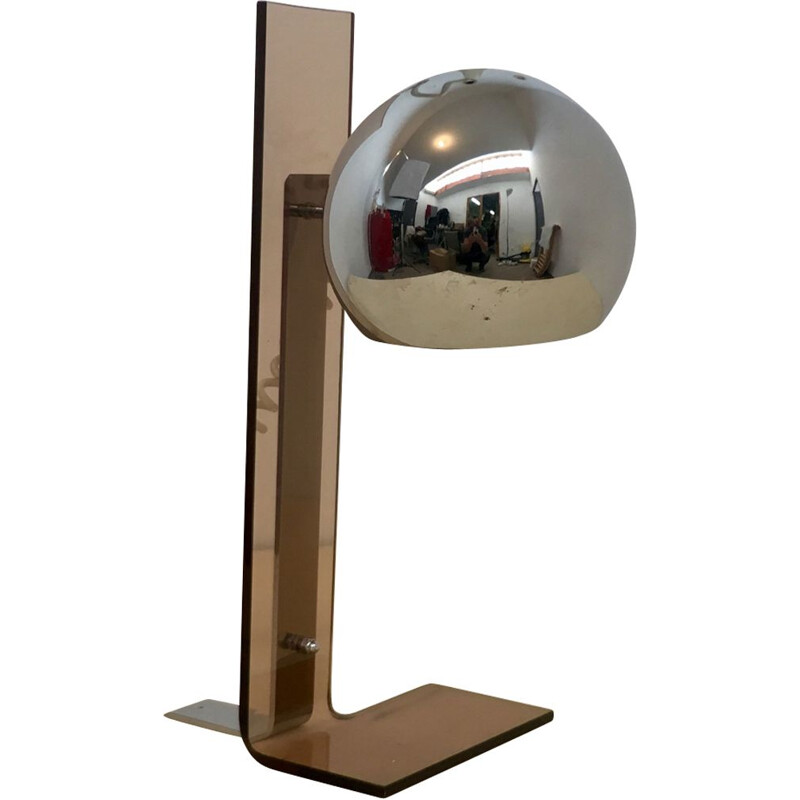 Andre Jean Doucin's vintage lamp in plexiglas 1970