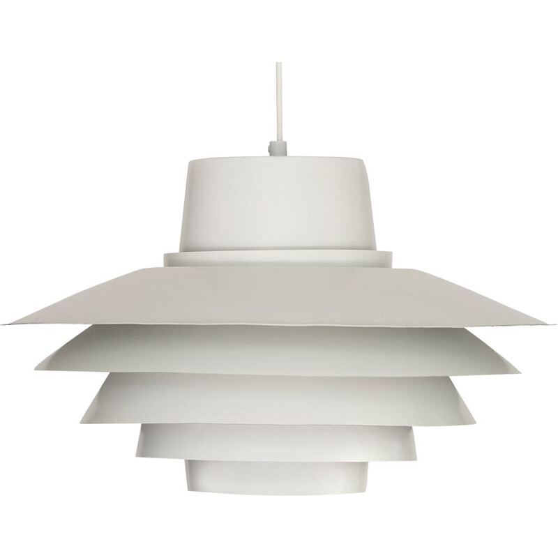 Verona white pendant light by Sven Middelboe for Nordisk Solar