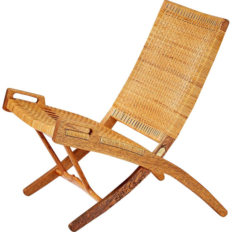 Vintage "JH-512" oak folding chair by Hans Wegner, 1949