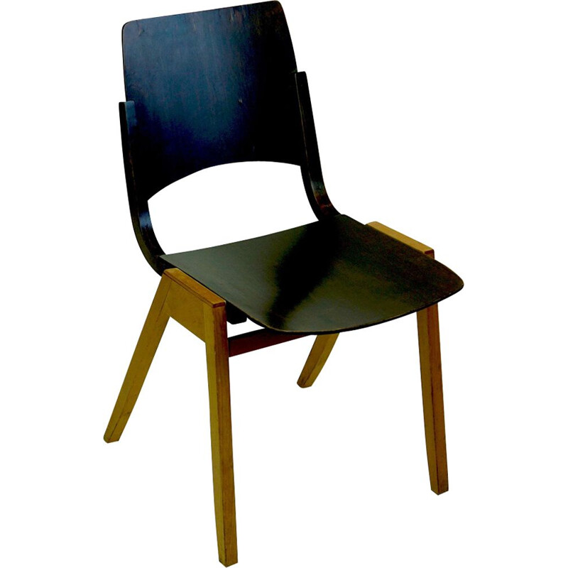 Vintage Austrian Modernist P7 Chair by Roland Rainer, 1950s