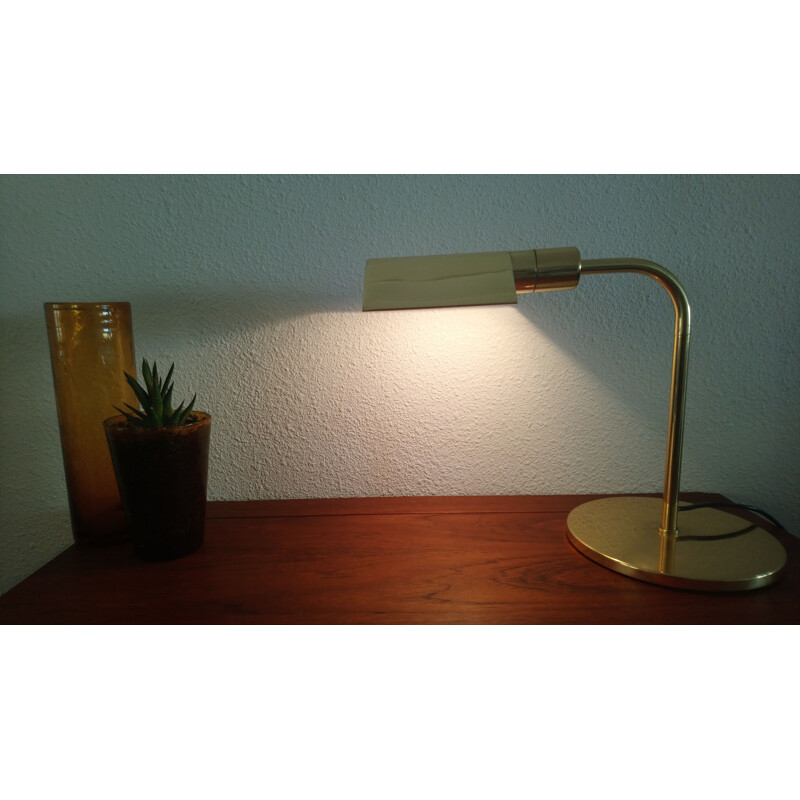 Vintage "Hansen Lamps" desk lamp for Metalarte in metal 1980