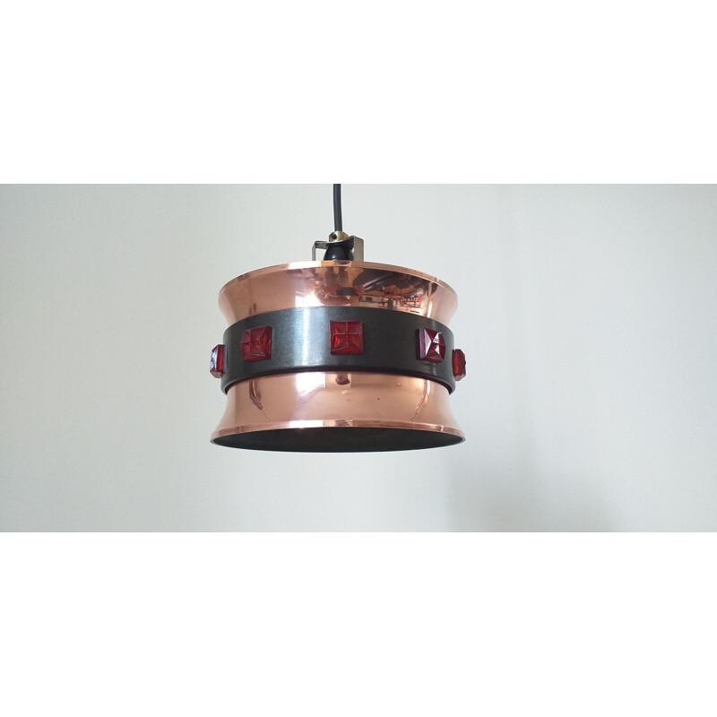 Vintage pendant light by Vitrika, Denmark, 1970s