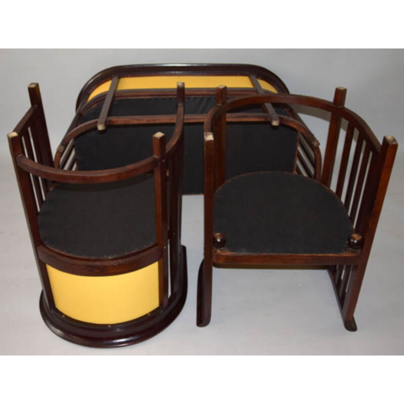 Ensemble de salon vintage par Josef Hoffmann pour JJ Kohn,1910