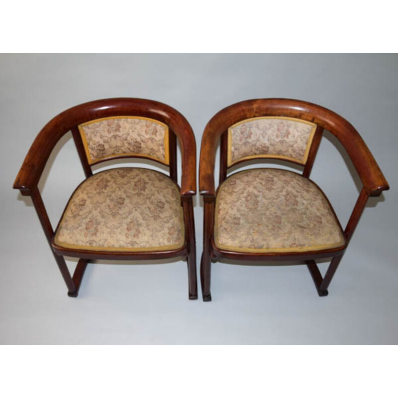 Vintage living room set by Josef Hoffmann for Thonet