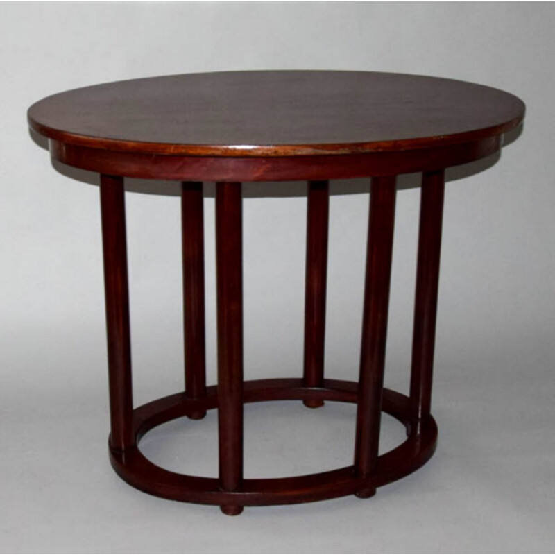 Oval side table by Josef Hoffmann for Thonet