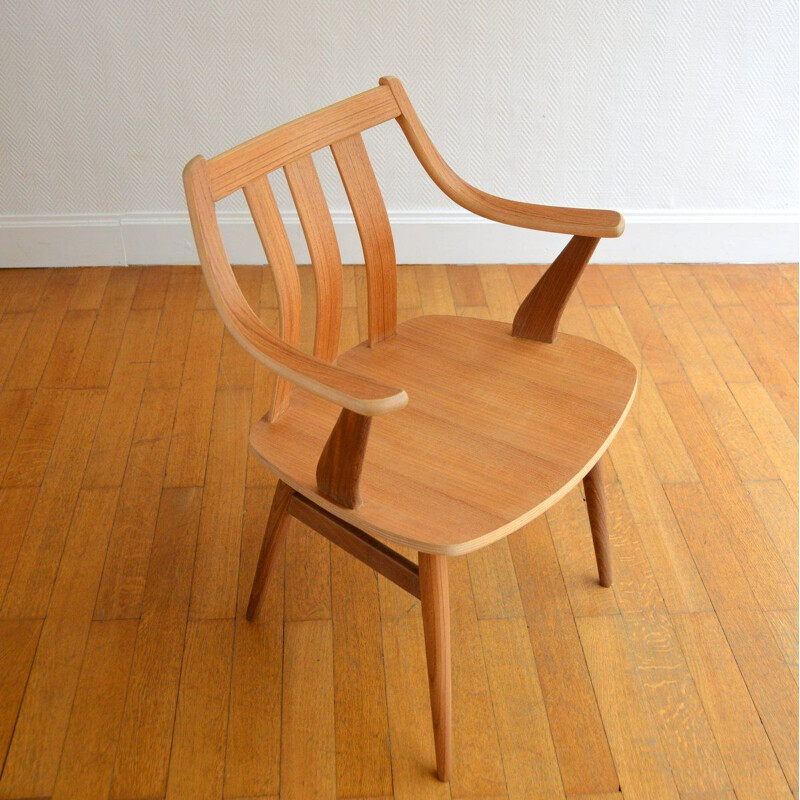 Vintage Scandinavian wooden chair