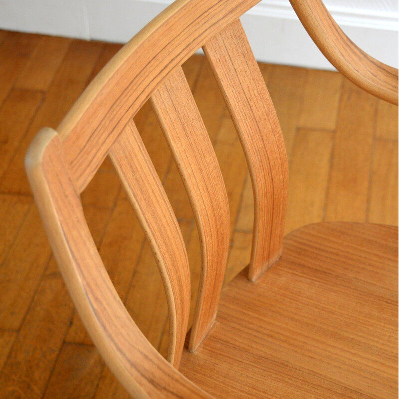 Vintage Scandinavian wooden chair