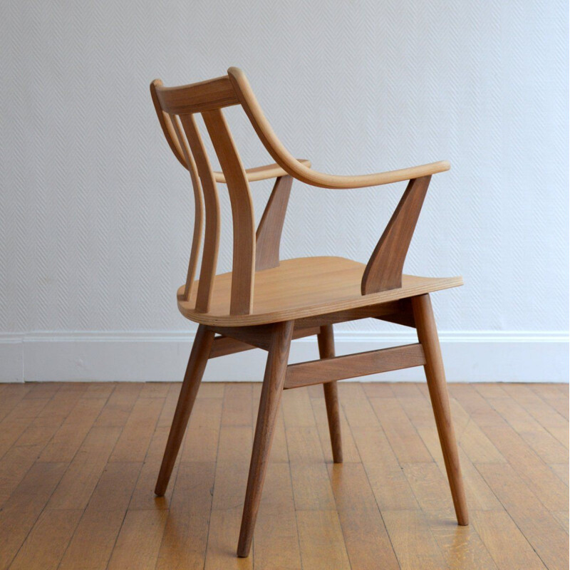 Vintage Scandinavian wooden chair