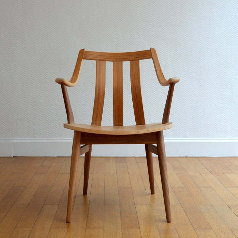 Vintage Scandinavian wooden chair