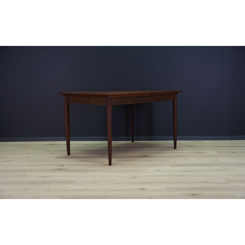 Vintage teak table, Danish design, 1960-1970s