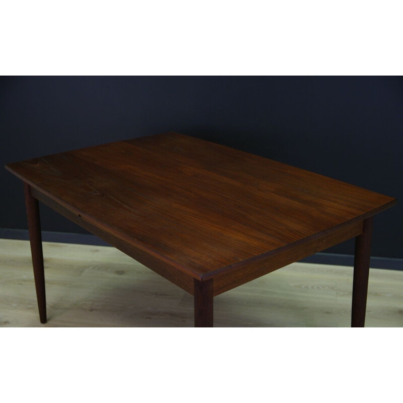 Vintage teak table, Danish design, 1960-1970s