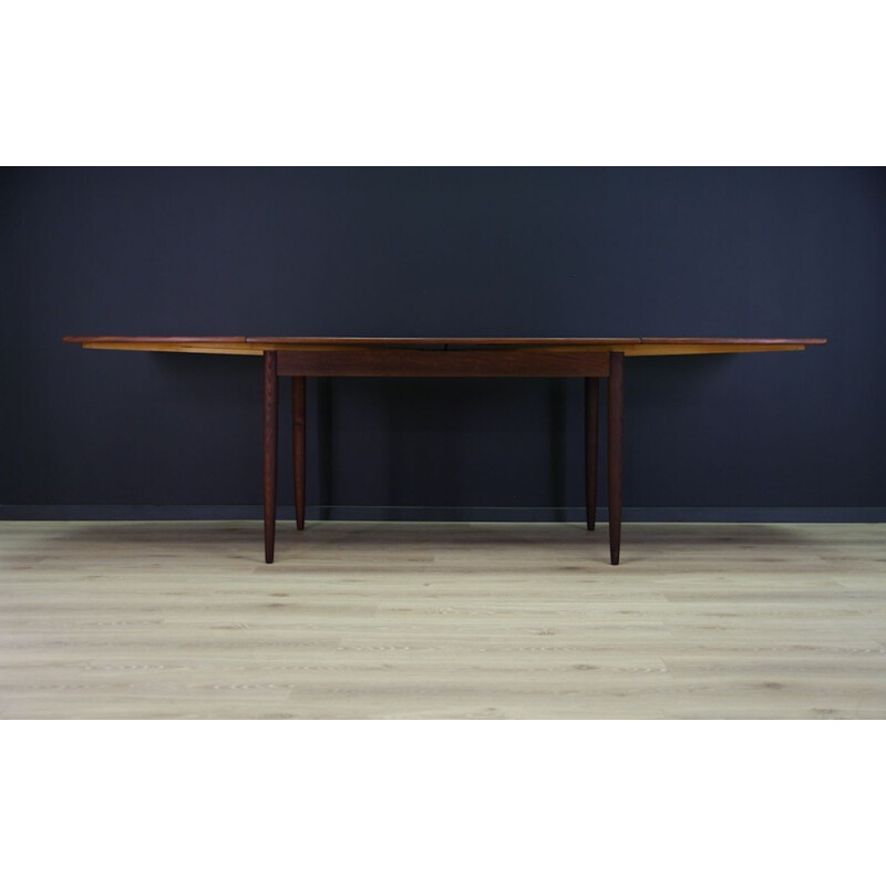 Table en teck vintage, design danois, 1960-1970