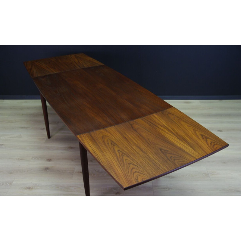 Table en teck vintage, design danois, 1960-1970