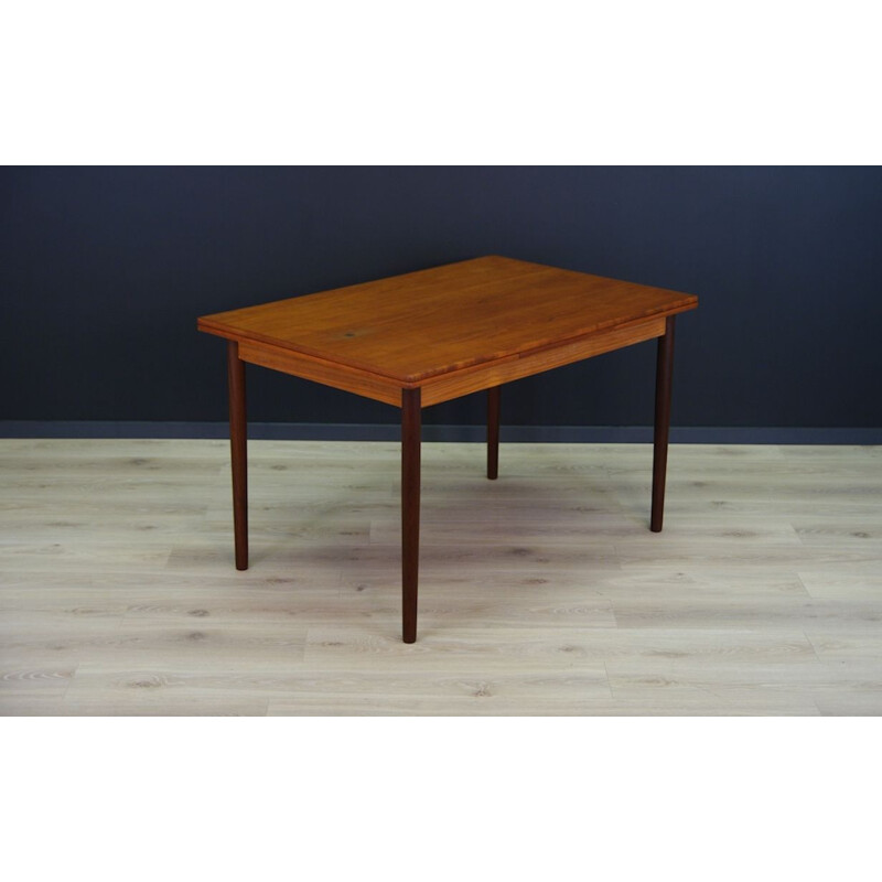 Scandinavian vintage table in teak