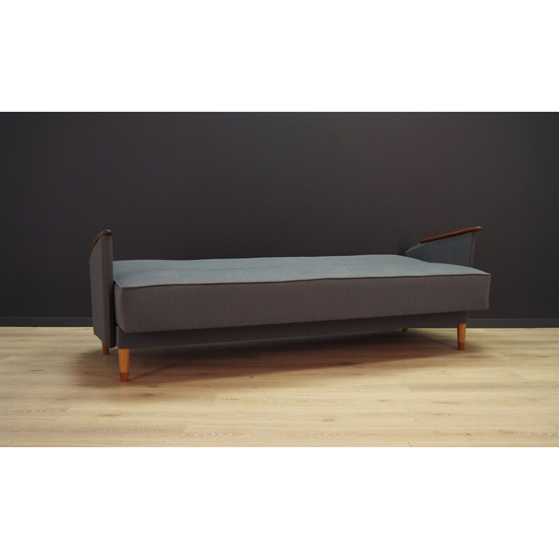 Vintage grey sofa by Lico System, Denmark, 1960-70s