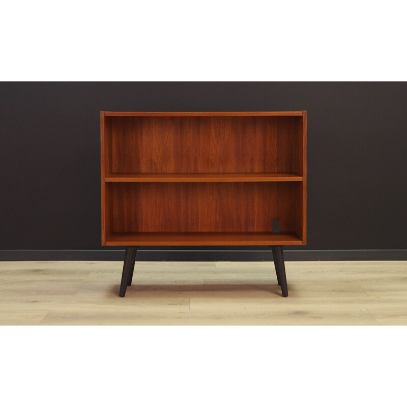 Vintage teak bookcase, Scandinavian design, 1960-70