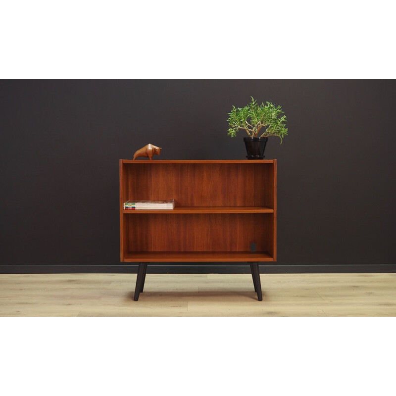 Vintage teak bookcase, Scandinavian design, 1960-70