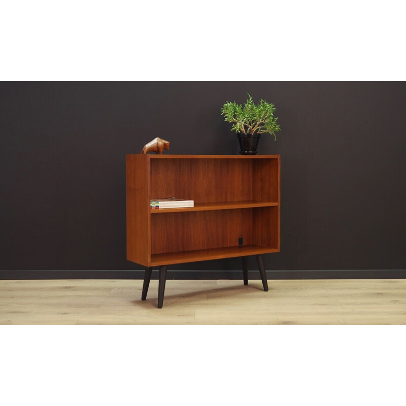 Vintage teak bookcase, Scandinavian design, 1960-70