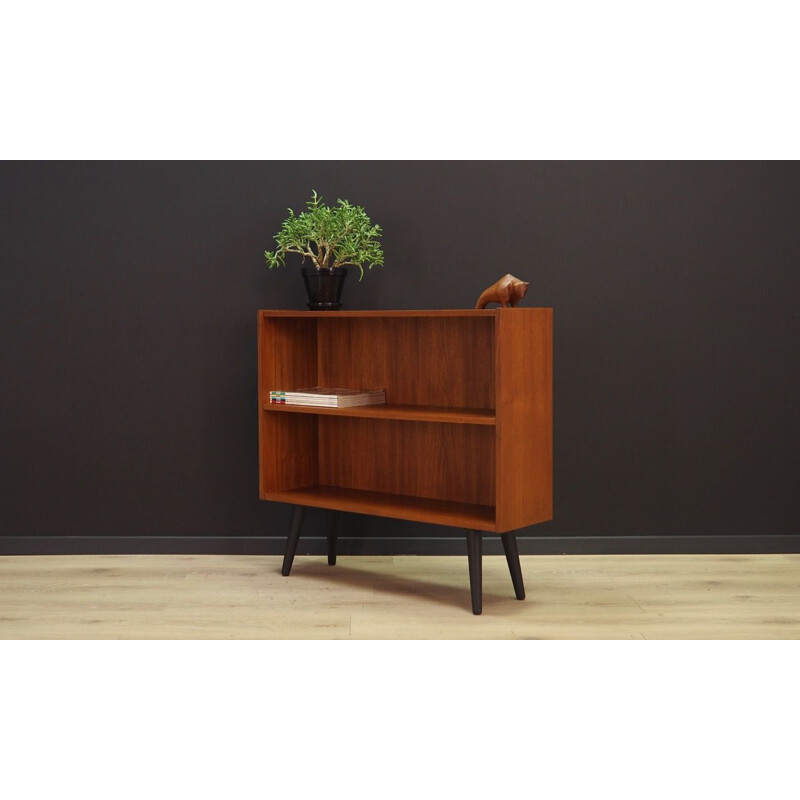 Vintage teak bookcase, Scandinavian design, 1960-70