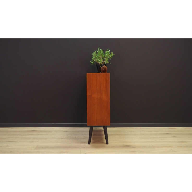 Vintage teak bookcase, Scandinavian design, 1960-70