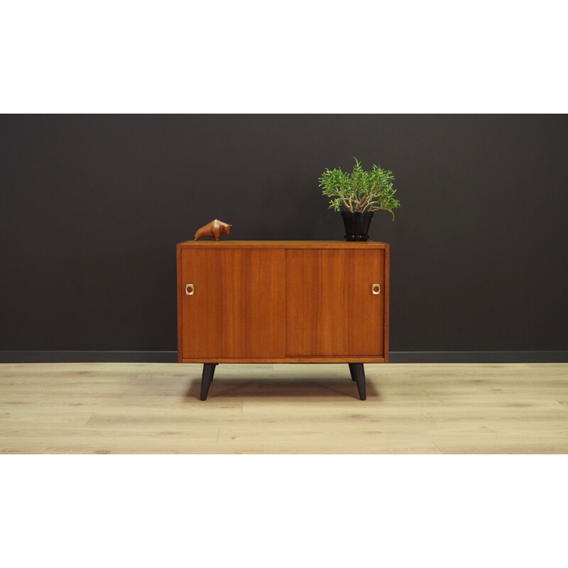 Small Vintage teak sideboard, Denmark, 1960-70s