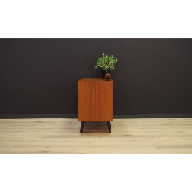 Small Vintage teak sideboard, Denmark, 1960-70s