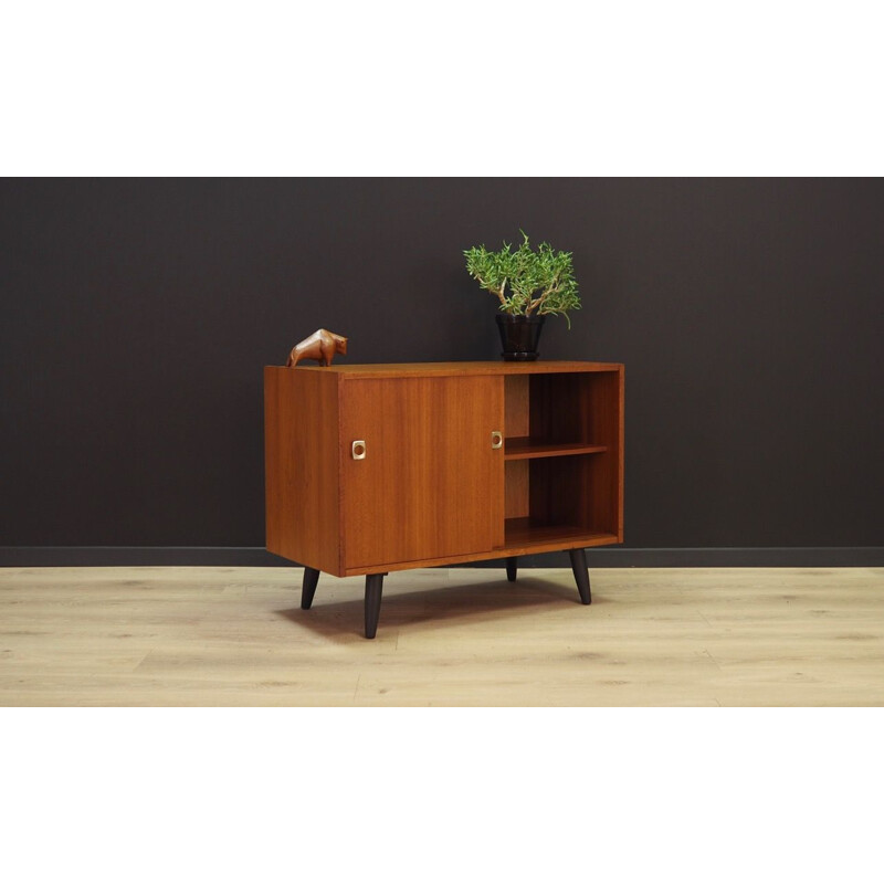 Small Vintage teak sideboard, Denmark, 1960-70s