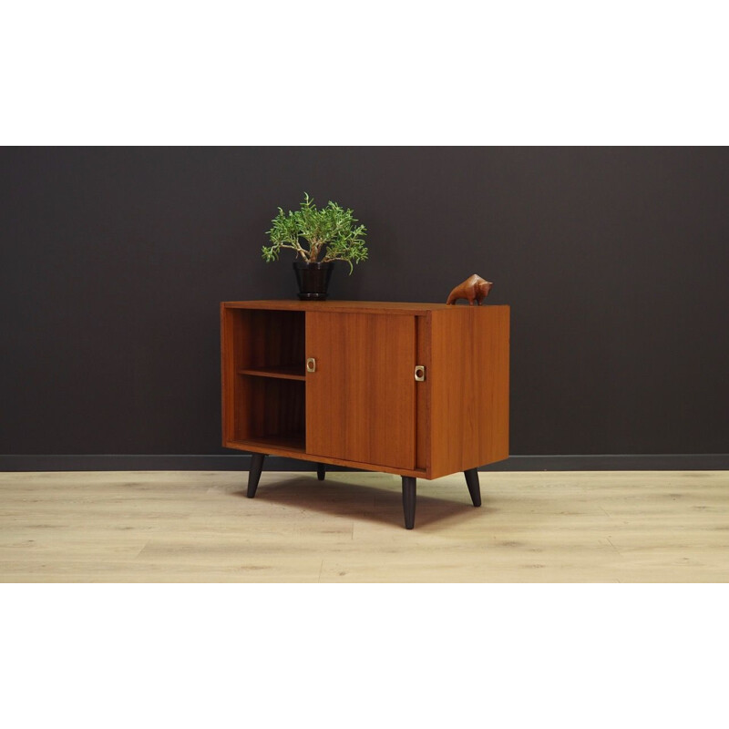 Small Vintage teak sideboard, Denmark, 1960-70s