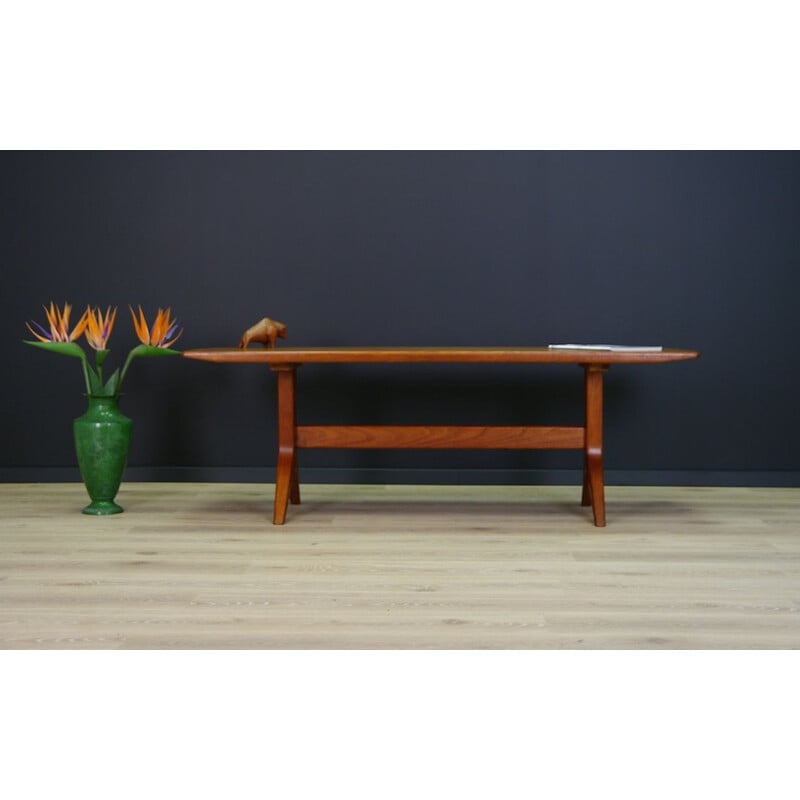 Vintage teak coffee table, Denmark, 1960-70s