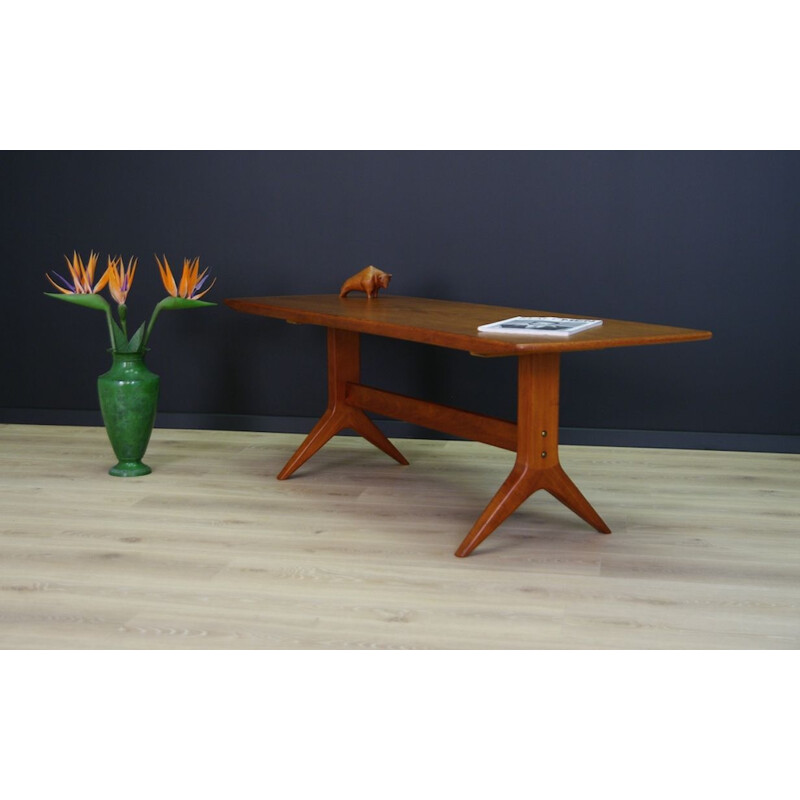 Vintage teak coffee table, Denmark, 1960-70s