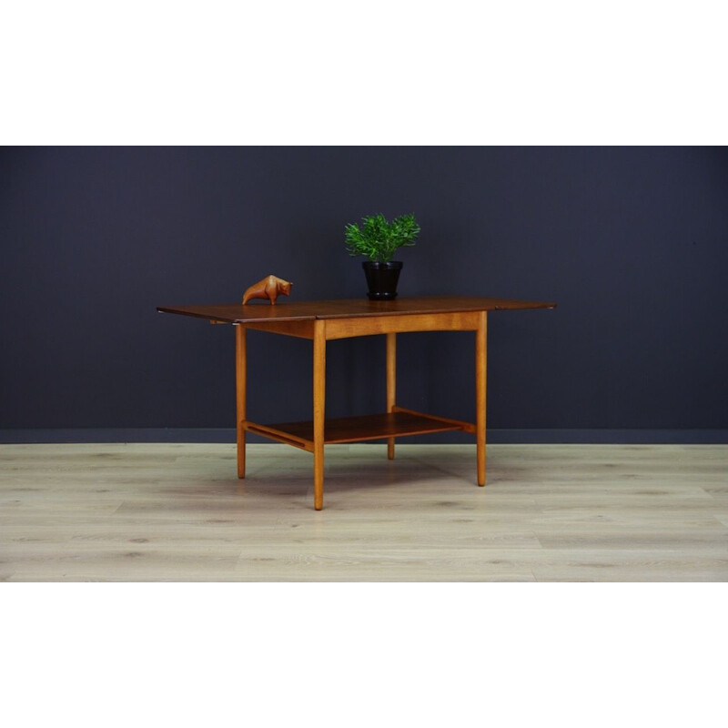 Vintage coffee table, At-32, by Hans J. Wegner, Denmark, 1960-70s Teak
