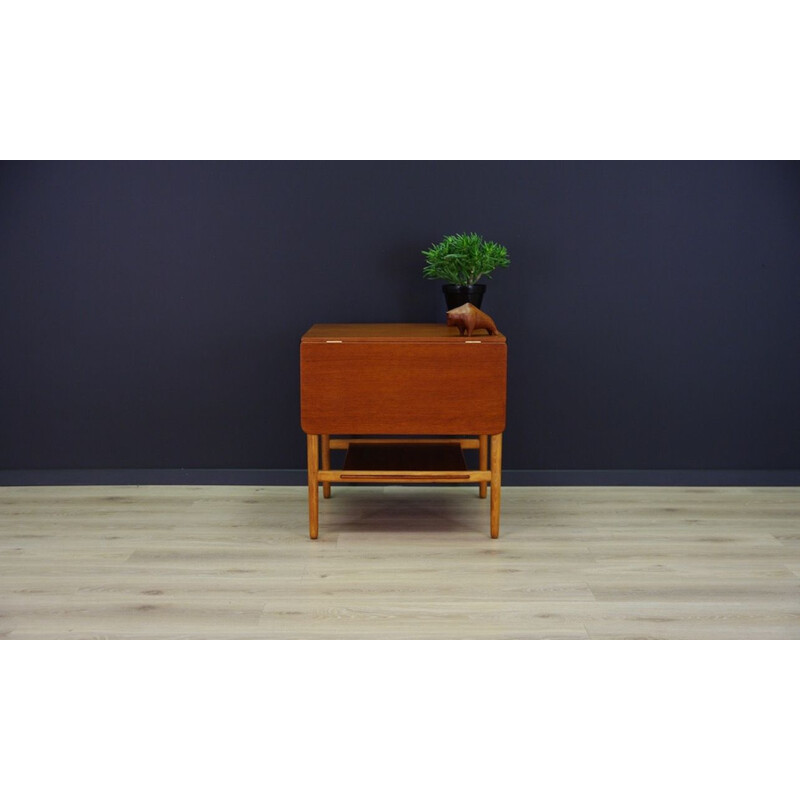 Vintage coffee table, At-32, by Hans J. Wegner, Denmark, 1960-70s Teak