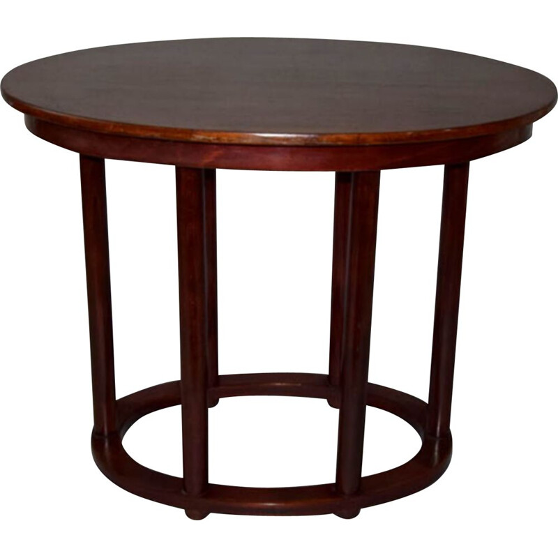 Table d'appoint ovale par Josef Hoffmann pour Thonet