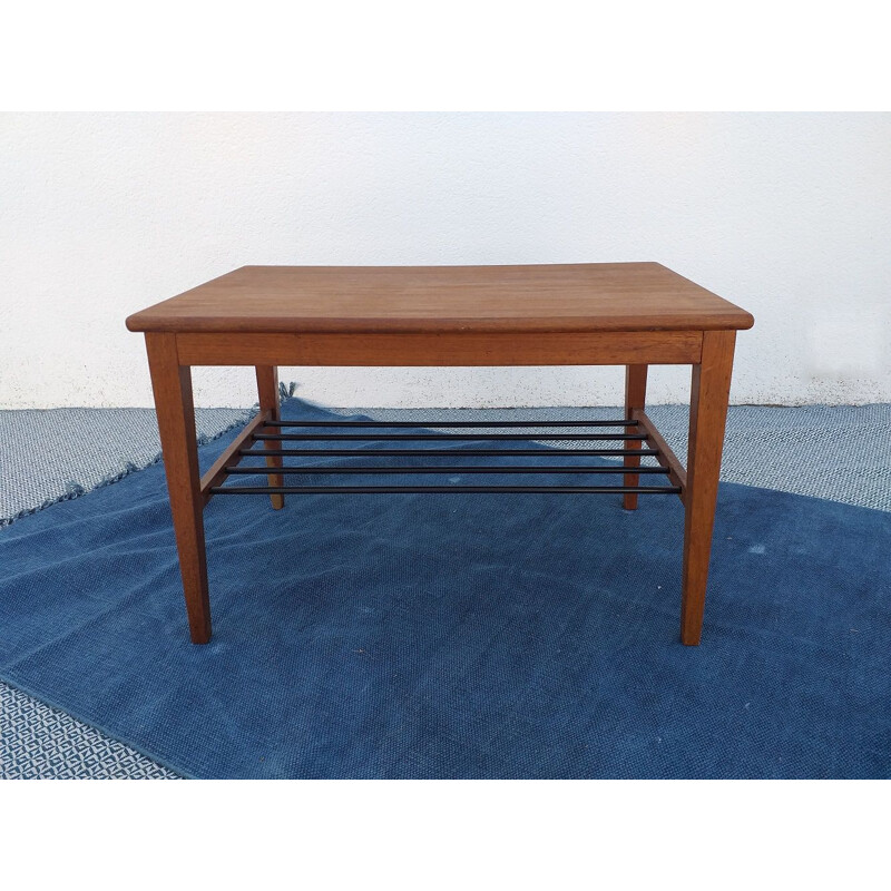 Scandinavian vintage teak coffee table, 1960s