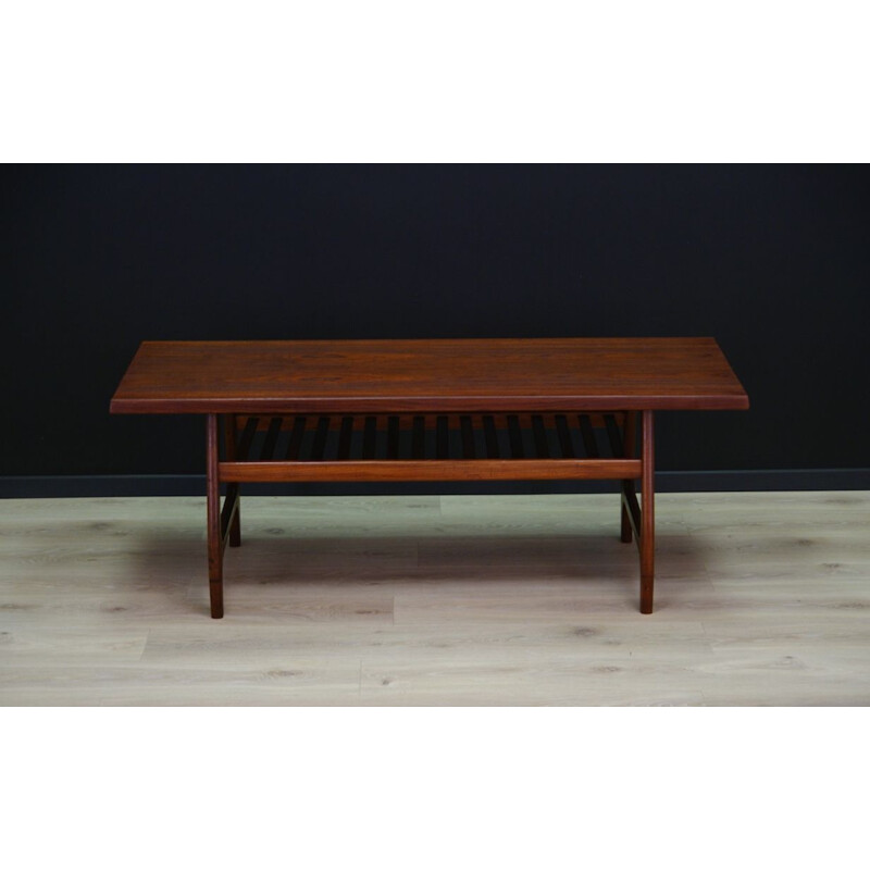 Vintage teak coffee table, Danish design, 1960s-1970s