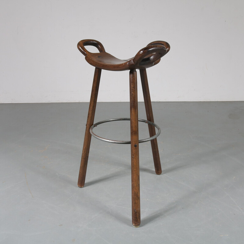 Tabouret de bar, modèle Marbella, Espagne, 1970