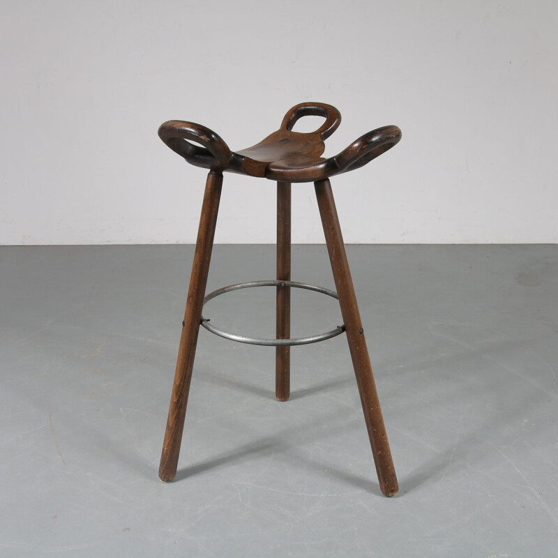 Vintage bar stool, Marbella Model, Spain, 1970