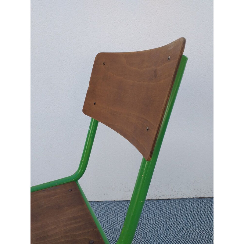 Paire de chaises écolier vintage, Modèle Mullca, 1950