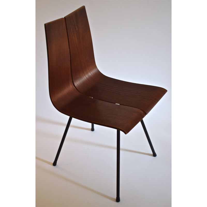 Set of 4 vintage GA chairs by Hans Bellmann for Horgen Glarus, 1950s
