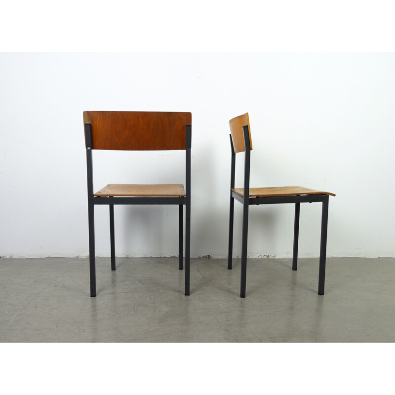 Pair of  vintage workshop chairs, Germany, 1960s